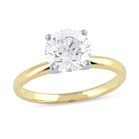 1-1/2 CT. Certified Lab-Grown Diamond Solitaire Engagement Ring in 14K Gold (F/Vs2)