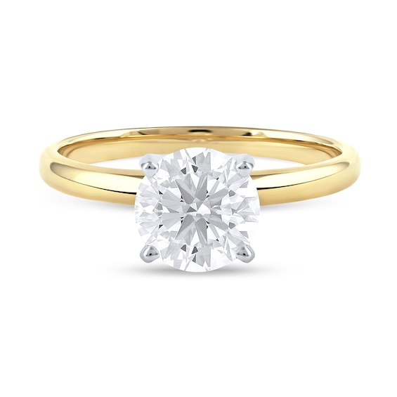1-1/2 CT. Certified Lab-Grown Diamond Solitaire Engagement Ring in 14K Gold (F/Vs2)