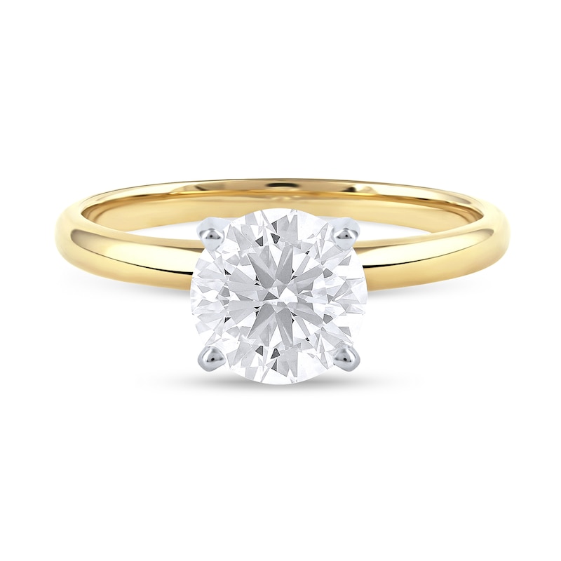 Main Image 3 of 1-1/2 CT. Certified Lab-Grown Diamond Solitaire Engagement Ring in 14K Gold (F/VS2)
