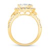 Thumbnail Image 2 of 2 CT. T.W. Multi Diamond Cushion-Frame Fashion Ring in 14K Gold
