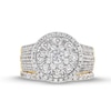 Thumbnail Image 4 of 2 CT. T.W. Multi Diamond Frame Bridal Set in 10K Gold