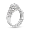 Thumbnail Image 3 of 1 CT. T.W. Multi Diamond Pear Frame Bridal Set in 14K Gold