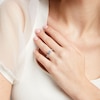 Thumbnail Image 2 of 1-3/4 CT. T.W. Emerald Certified Lab-Grown Diamond Bridal Set in 14K White Gold (F/SI2)
