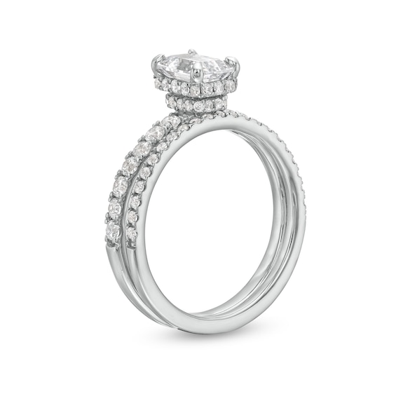 1-3/4 CT. T.w. Emerald Certified Lab-Grown Diamond Bridal Set in 14K Gold (F/Si2