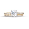 Thumbnail Image 4 of 1-3/4 CT. T.W. Certified Lab-Grown Diamond Bridal Set in 14K Gold (F/SI2)