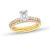Thumbnail Image 1 of 1-3/4 CT. T.W. Emerald Certified Lab-Grown Diamond Bridal Set in 14K Gold (F/SI2)