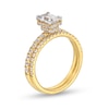 Thumbnail Image 3 of 1-3/4 CT. T.W. Emerald Certified Lab-Grown Diamond Bridal Set in 14K Gold (F/SI2)