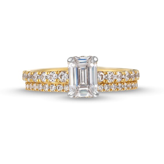 1-3/4 CT. T.w. Emerald Certified Lab-Grown Diamond Bridal Set in 14K Gold (F/Si2)