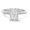 Thumbnail Image 0 of 2 CT. Certified Radiant-Cut Lab-Created Diamond Solitaire Engagement Ring in 14K White Gold (F/VS2)