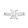 Thumbnail Image 3 of 2 CT. Certified Radiant-Cut Lab-Created Diamond Solitaire Engagement Ring in 14K White Gold (F/VS2)