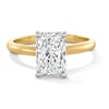 Thumbnail Image 0 of 2 CT. Certified Radiant-Cut Lab-Created Diamond Solitaire Engagement Ring in 14K Gold (F/VS2)