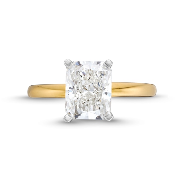 2 CT. Certified Radiant-Cut Lab-Grown Diamond Solitaire Engagement Ring in 14K Gold (F/Vs2)