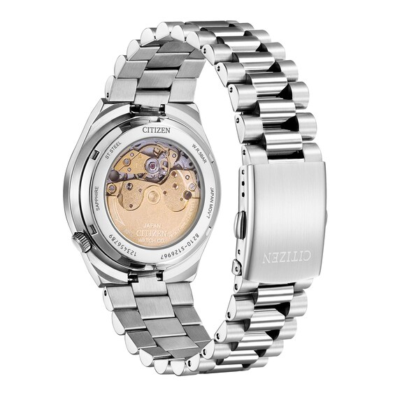 Men's Citizen "Tsuyosa" Automatic Silvertone Bracelet Watch (Model: Nj0151-53X)