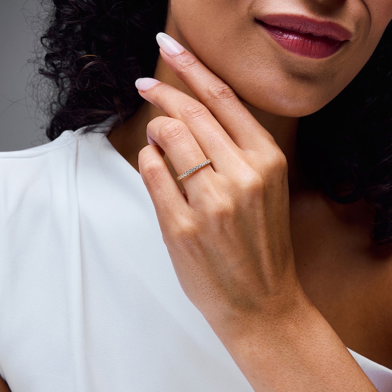 Main Image 2 of 1/4 CT. T.W. Lab-Grown Diamond Anniversary Band in 14K Gold (F/VS2)