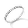 Thumbnail Image 3 of 1/4 CT. T.W. Lab-Grown Diamond Anniversary Band in 14K White Gold (F/VS2)