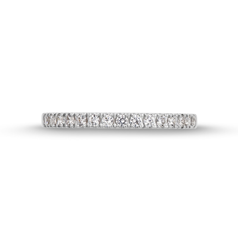 Main Image 4 of 1/4 CT. T.W. Lab-Grown Diamond Anniversary Band in 14K White Gold (F/VS2)
