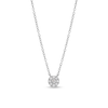 Thumbnail Image 0 of 1/10 CT. T.W. Multi-Diamond Necklace in Sterling Silver