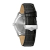 Thumbnail Image 2 of Men's Bulova Wilton Silvertone Watch with Black Leather Strap (Model: 96B388)