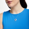 Thumbnail Image 1 of 1/2 CT. T.W. Certified Lab-Created Diamond Triple Heart Pendant in Sterling Silver (I/SI2)