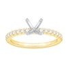 Thumbnail Image 1 of 1/3 CT. T.W. Diamond Solitaire Semi Mount in 14K Gold
