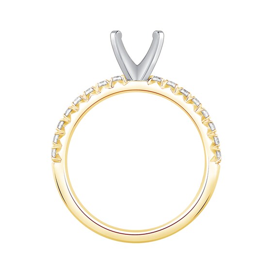 1/3 CT. T.w. Diamond Solitaire Semi Mount in 14K Gold