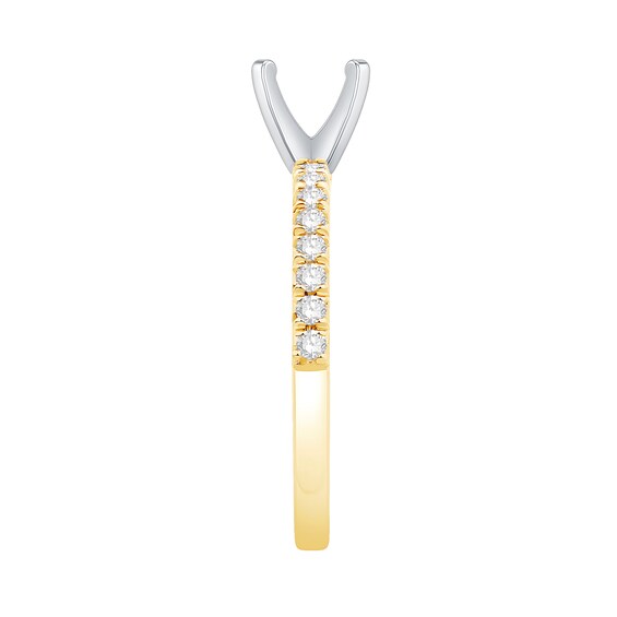 1/3 CT. T.w. Diamond Solitaire Semi Mount in 14K Gold