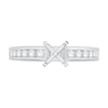 Thumbnail Image 1 of 3/8 CT. T.W. Channel-Set Diamond Solitaire Semi Mount in 14K White Gold