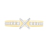 Thumbnail Image 2 of 3/8 CT. T.W. Channel-Set Diamond Solitaire Semi Mount in 14K Gold