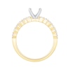 Thumbnail Image 3 of 1/3 CT. T.W. Diamond Vintage-Inspired Solitaire Semi Mount in 14K Gold