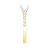 Thumbnail Image 4 of 1/3 CT. T.W. Diamond Vintage-Inspired Solitaire Semi Mount in 14K Gold