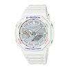 Men's Casio G-Shock Solar Powered White Resin Strap Watch with Multi-Color Accents (Model: Gab2100Fc-7A)