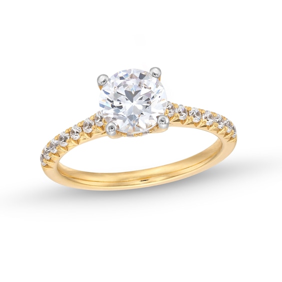 1-7/8 CT. T.w. Certified Lab-Created Diamond Engagement Ring in 14K Gold (F/Vs2)