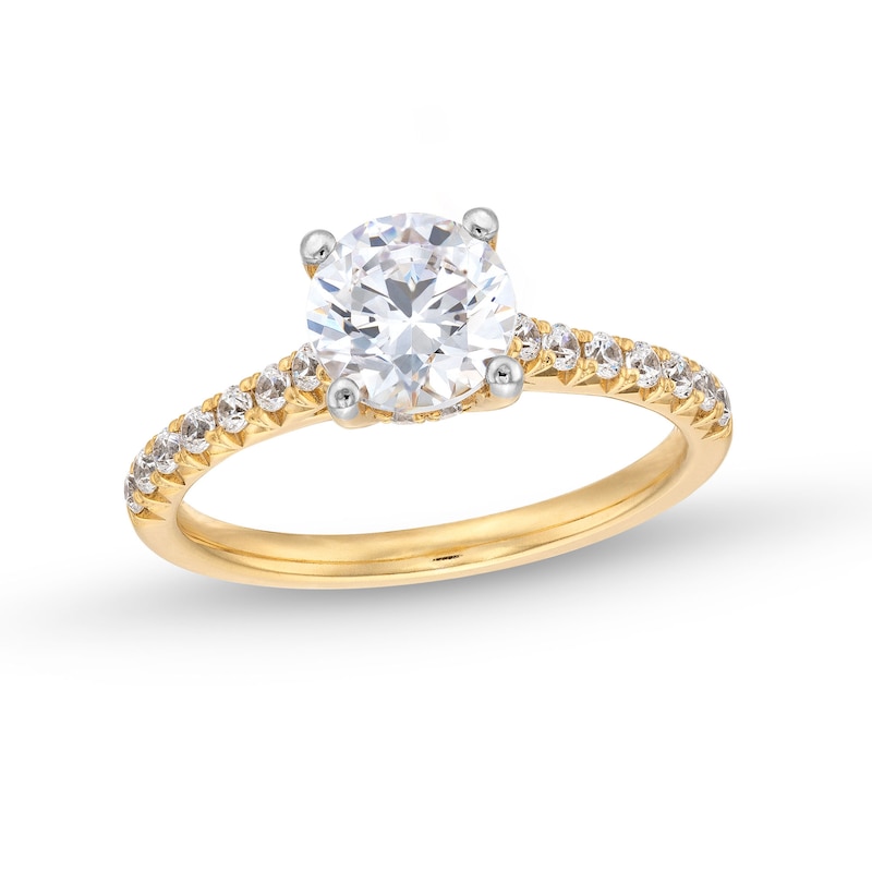 Main Image 1 of 1-7/8 CT. T.W. Certified Lab-Grown Diamond Engagement Ring in 14K Gold (F/VS2)