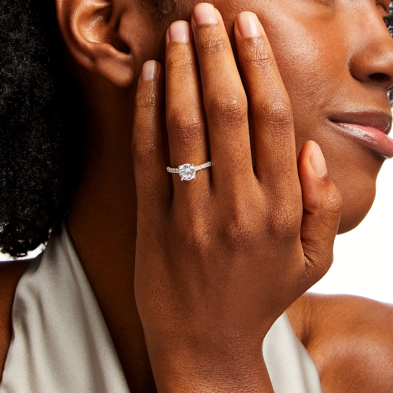 Main Image 2 of 1-7/8 CT. T.W. Certified Lab-Grown Diamond Engagement Ring in 14K Gold (F/VS2)