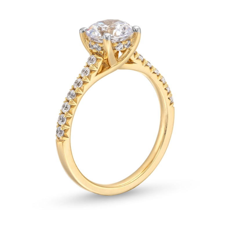 Main Image 3 of 1-7/8 CT. T.W. Certified Lab-Grown Diamond Engagement Ring in 14K Gold (F/VS2)