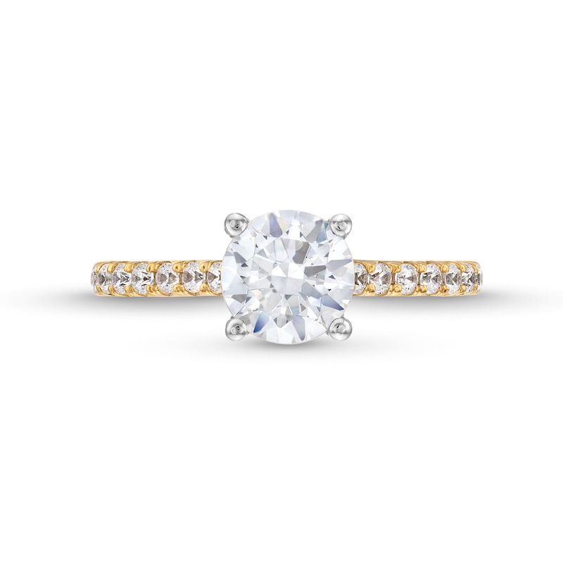 Main Image 4 of 1-7/8 CT. T.W. Certified Lab-Grown Diamond Engagement Ring in 14K Gold (F/VS2)
