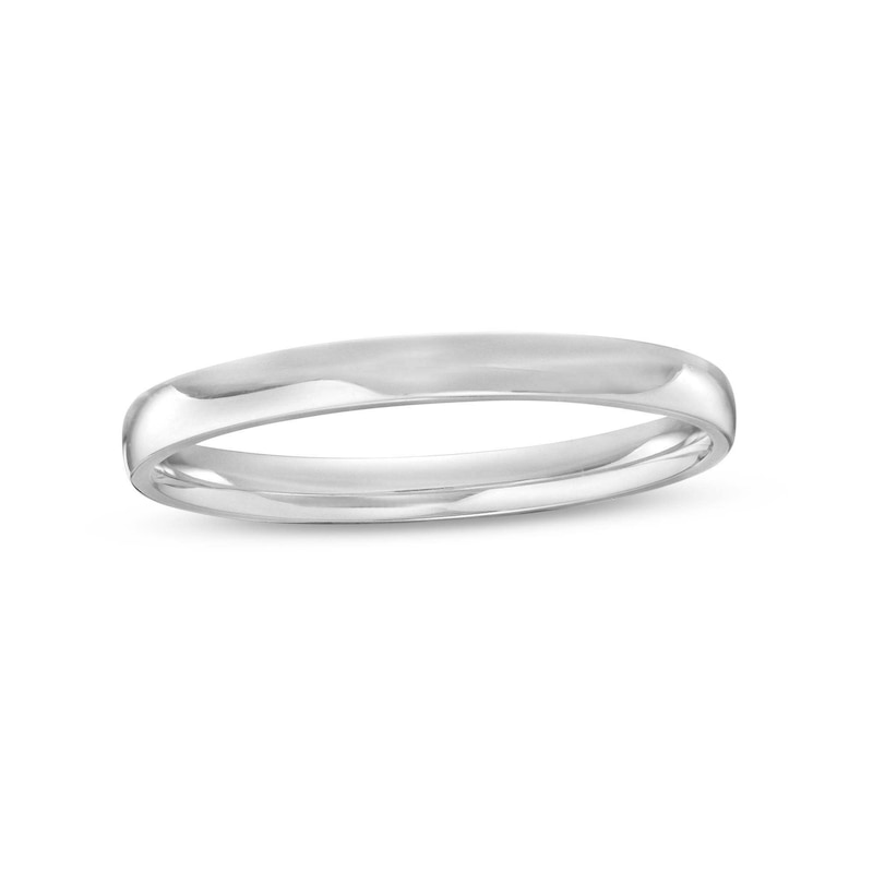 Main Image 1 of Engravable 2.0mm Wedding Band in Platinum (1 Line)