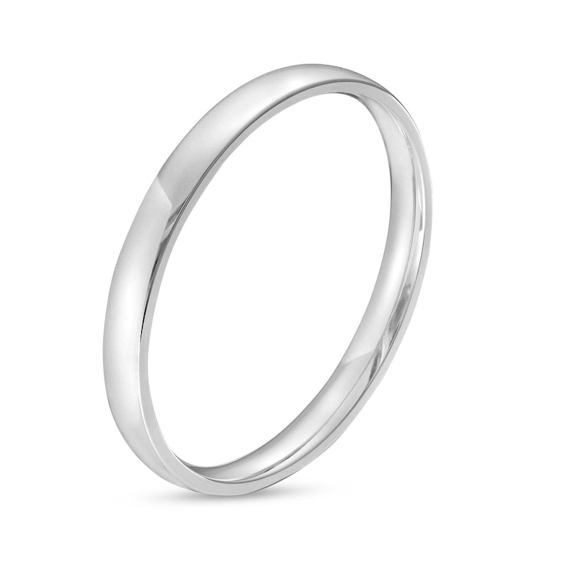 Main Image 2 of Engravable 2.0mm Wedding Band in Platinum (1 Line)