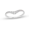 Thumbnail Image 1 of 1/4 CT. T.W. Diamond Graduated Chevron Anniversary Band in 14K White Gold