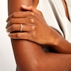 Thumbnail Image 2 of 1/4 CT. T.W. Diamond Graduated Chevron Anniversary Band in 14K White Gold