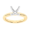 Thumbnail Image 1 of Classic Four-Prong Solitaire Semi-Mount Setting in 14K Gold