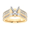 Thumbnail Image 0 of 1-1/2 CT. T.W. Certified Lab-Created Diamond Multi-Row Semi Mount in 14K Gold (F/VS2)