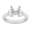 Thumbnail Image 0 of 5/8 CT. T.W. Shield Certified Lab-Created Diamond Semi Mount in 14K White Gold (F/VS2)