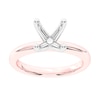 Thumbnail Image 0 of Classic Four-Prong Solitaire Semi-Mount Setting in 14K Rose Gold