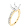 Thumbnail Image 1 of 5/8 CT. T.W. Certified Lab-Created Diamond Semi-Mount Setting in 14K Gold (F/VS2)