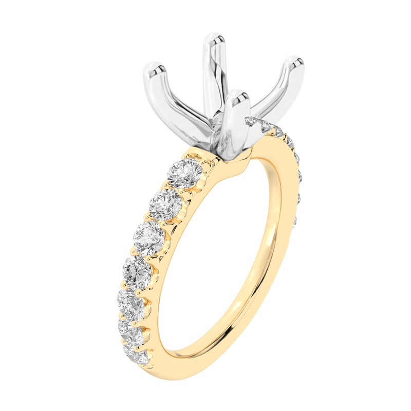 5/8 CT. T.W. Certified Lab-Created Diamond Semi-Mount Setting in 14K Gold (F/VS2)