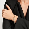 Thumbnail Image 1 of Zales x Alessi Domenico 2-1/3 CT. T.W. Diamond Miami Cuban Chain Bracelet in 18K Gold - 9"