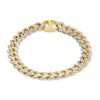 Thumbnail Image 3 of Zales x Alessi Domenico 2-1/3 CT. T.W. Diamond Miami Cuban Chain Bracelet in 18K Gold - 9"