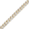 Thumbnail Image 0 of Zales x Alessi Domenico 3-7/8 CT. T.W. Diamond Miami Cuban Chain Bracelet in 18K Gold - 8.5"