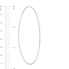 Thumbnail Image 2 of 80mm Endless Hoop Earrings in Hollow 10K White Gold